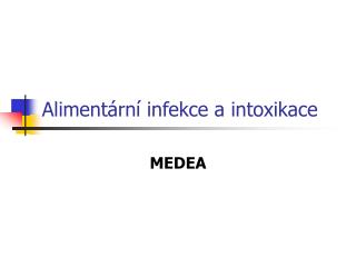 aliment rn infekce a intoxikace