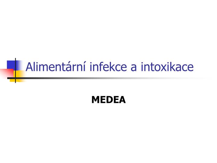 aliment rn infekce a intoxikace