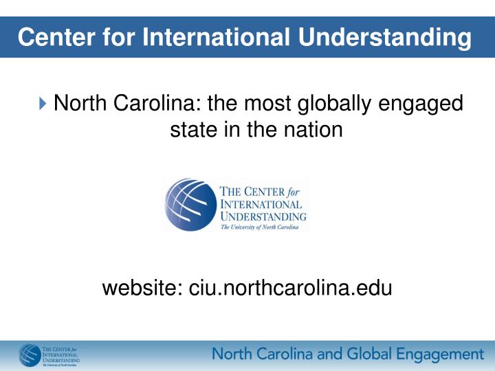 center for international understanding