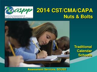 2014 CST/CMA/CAPA Nuts &amp; Bolts