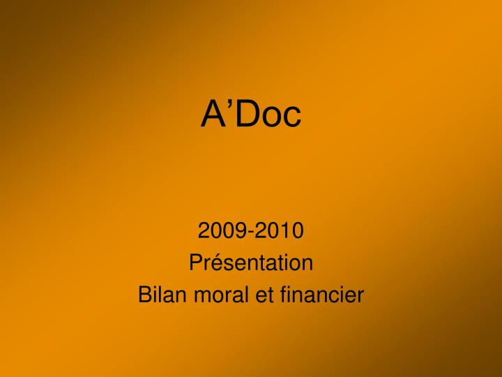 a doc