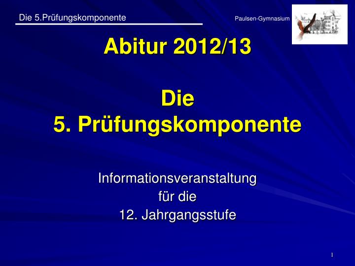 informationsveranstaltung f r die 12 jahrgangsstufe