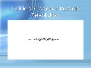Political Cartoon: Russian Revolution