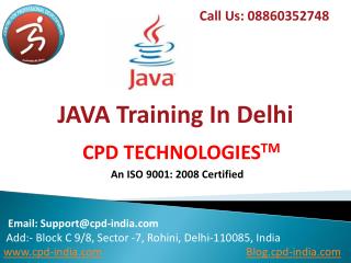 Java Training Institutes in Delhi | Java Training in Delhi