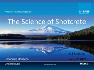 The Science of Shotcrete