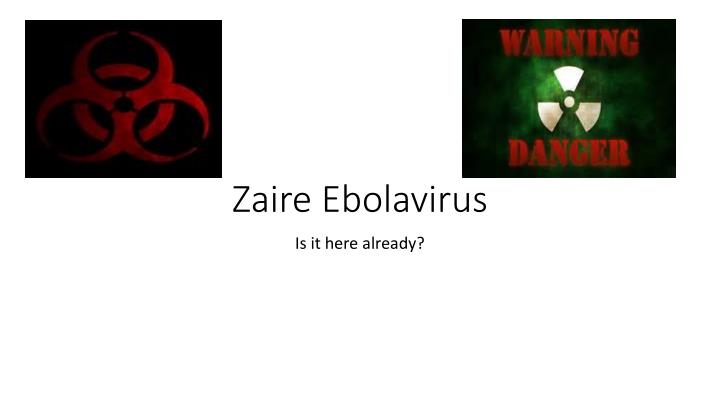 zaire ebolavirus