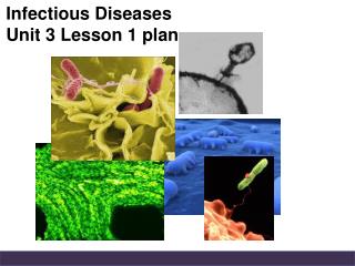 Infectious Diseases Unit 3 Lesson 1 plan