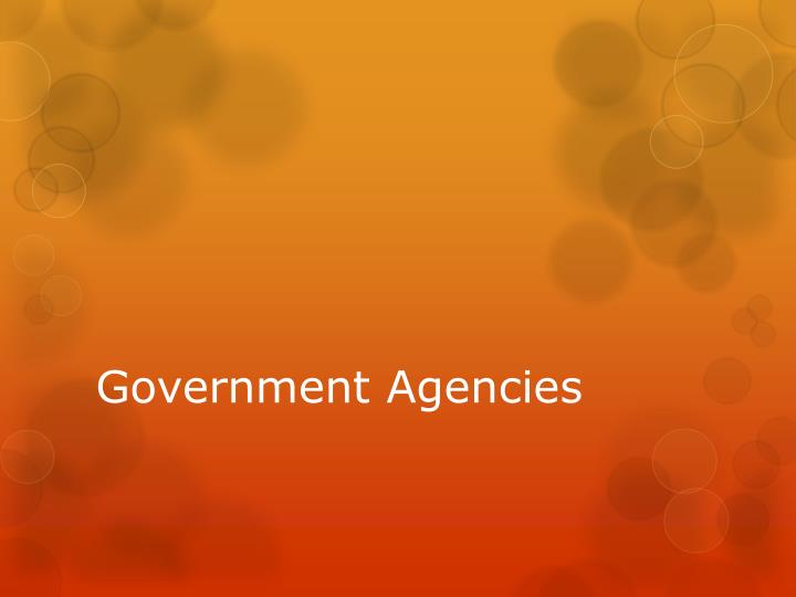 government agencies