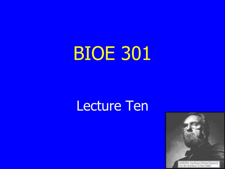 bioe 301