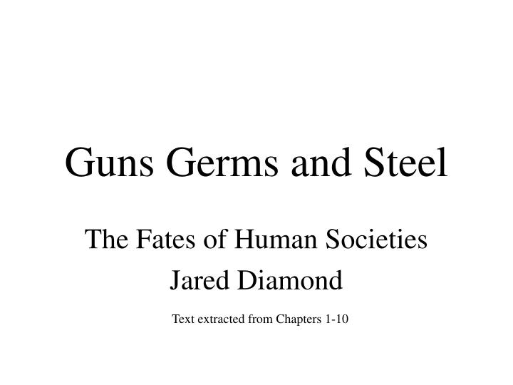 guns germs and steel