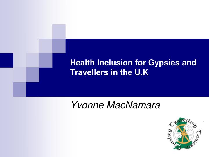 health inclusion for gypsies and travellers in the u k