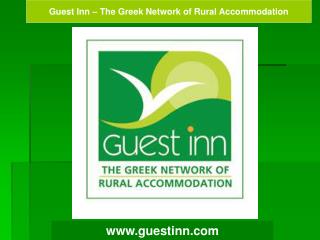 Guest Inn – The Greek Network of Rural Accommodation