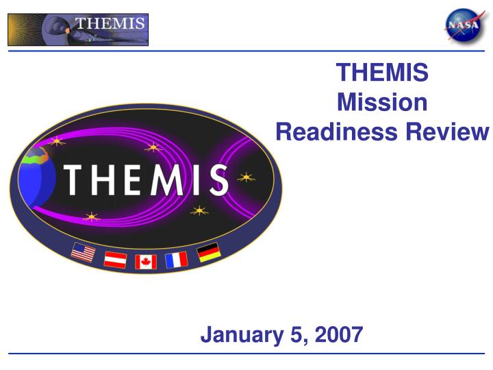 themis mission readiness review