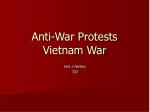 Anti-War Protests Vietnam War