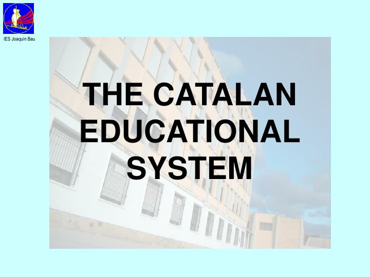 the catalan educational system