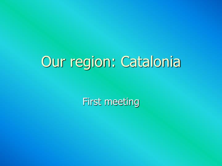 our region catalonia