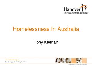 Homelessness In Australia