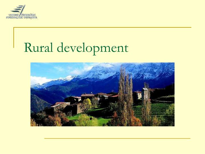 rural development