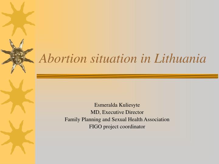 abortion situation in lithuania