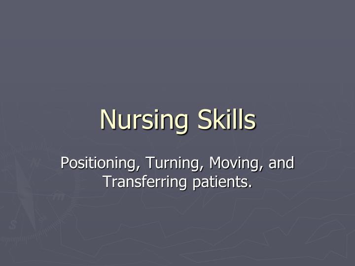 nursing skills