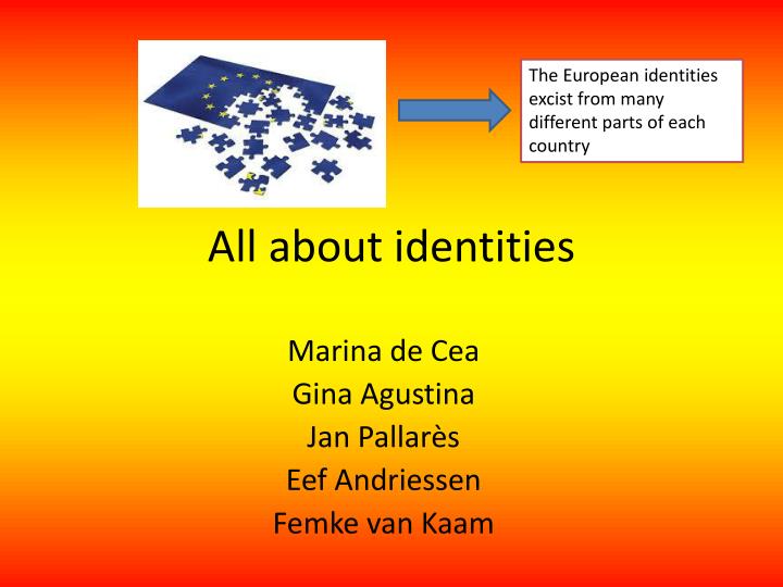 all about identities