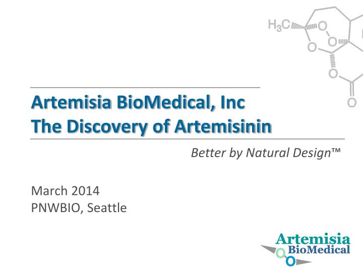 artemisia biomedical inc the discovery of artemisinin