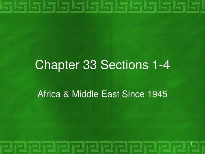 chapter 33 sections 1 4
