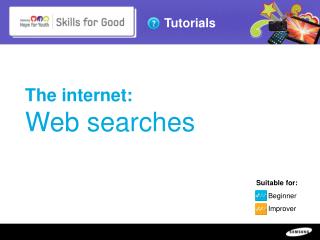 The internet: Web searches