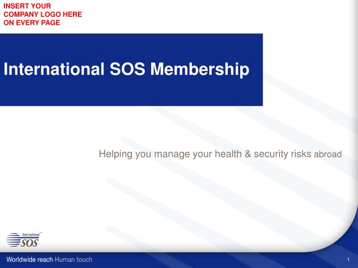 international sos membership