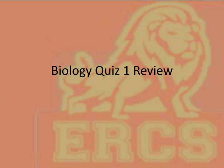 biology quiz 1 review