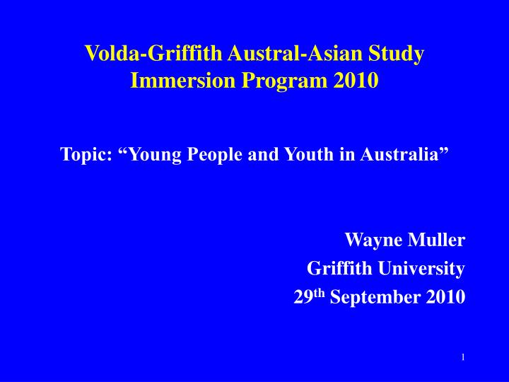 volda griffith austral asian study immersion program 2010