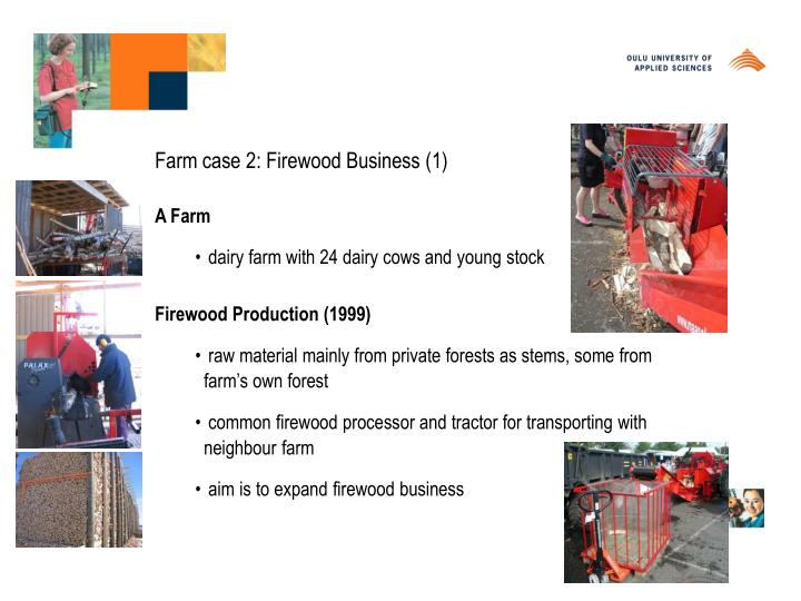 farm case 2 firewood business 1