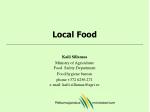 Local Food - slide 1