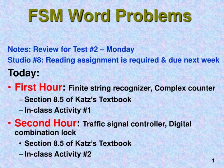 fsm word problems