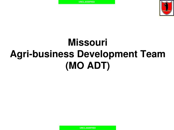 missouri agri business development team mo adt