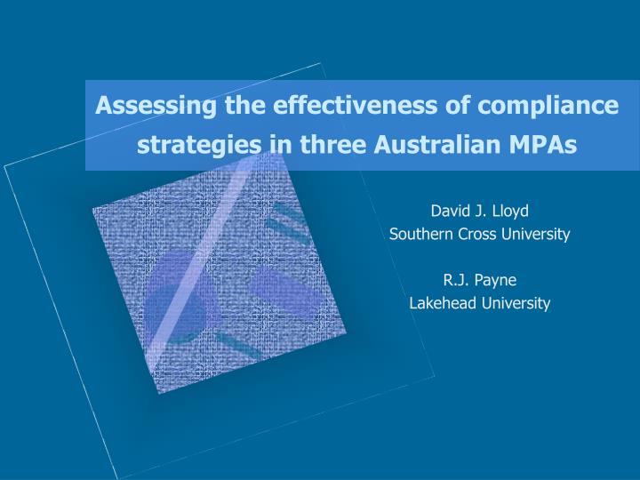 assessing the effectiveness of compliance strategies in three australian mpas