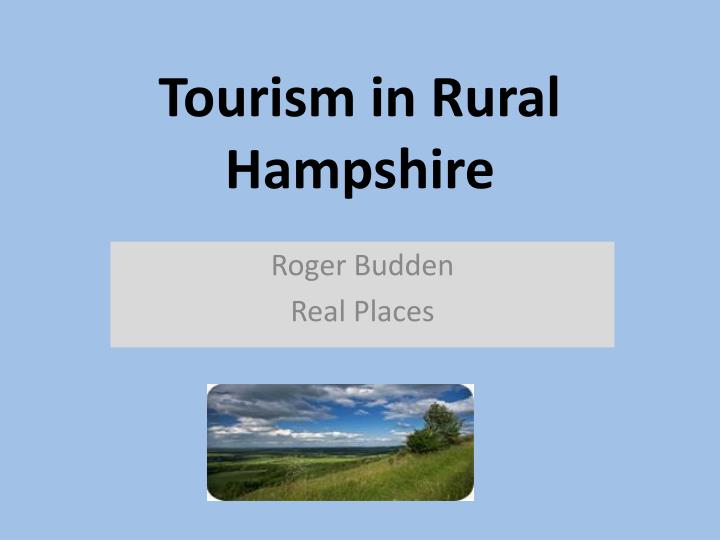 tourism in rural hampshire