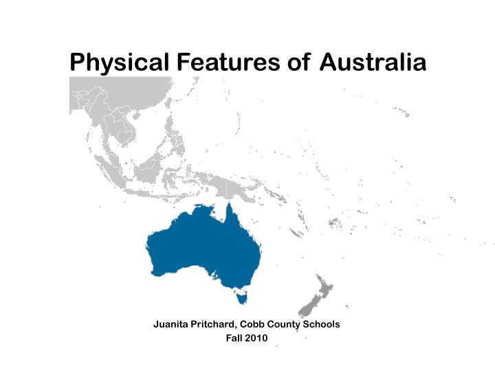 physical features of australia