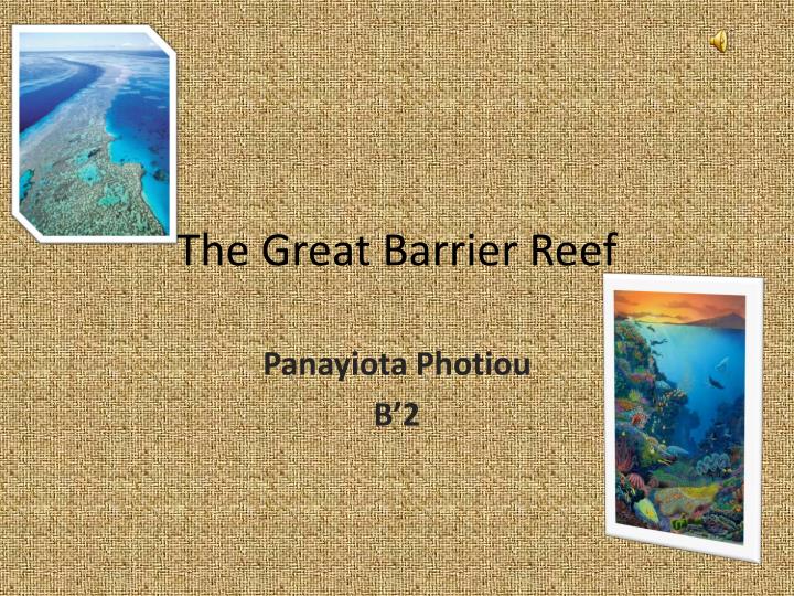 the great barrier reef