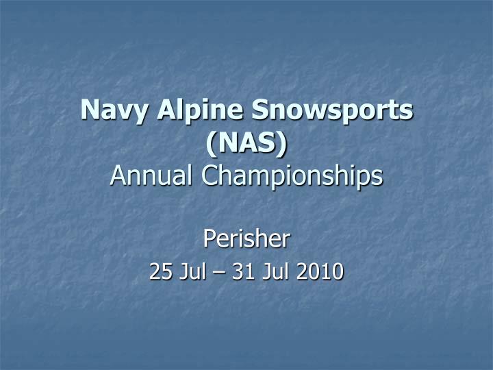 navy alpine snowsports nas annual championships