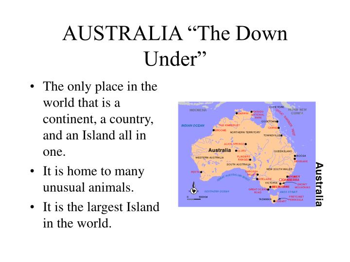 australia the down under