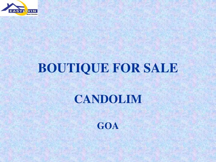 boutique for sale