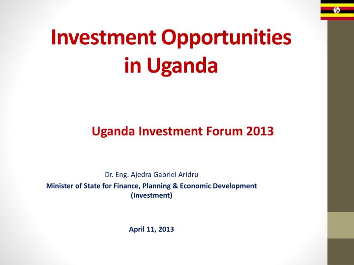 investment opportunities in uganda
