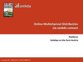 Online Multichannel Distribution via seekda connect