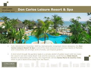 Don Carlos Leisure Resort &amp; Spa