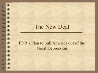 the new deal