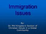 Immigration Issues - slide 1