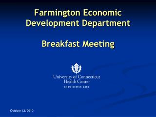 Farmington Economic Development Department Breakfast Meeting