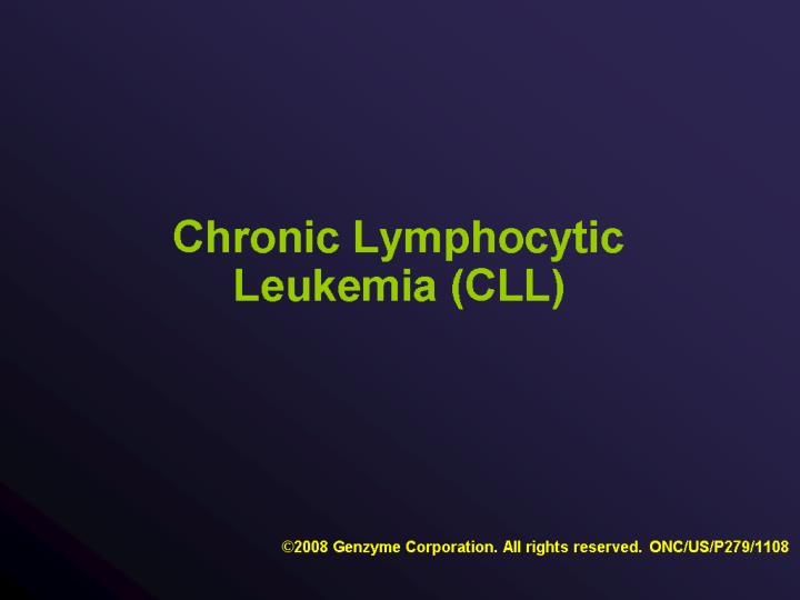 chronic lymphocytic leukemia cll
