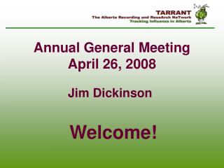 Annual General Meeting April 26, 2008